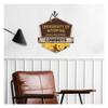 KH Sports Fan Wyoming Cowboys Fans Welcome Badge Sign, 20x20 Inches, Cowboys Decor for Dorm Room, Bedroom, Fan Cave, Living Room; Display Your Team Spirit with This Unique Wyoming Cowboys Wall Art view 2