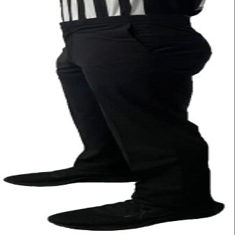 Smitty BKS267 Men's Ultimate Modern Tapered Fit Basketball Official's Pant (35) Black