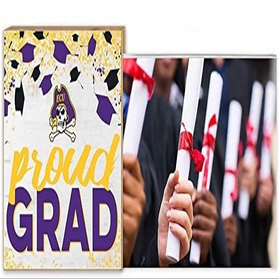 KH Sports Floating Picture Frame Proud Grad Celebration Team East Carolina Pirates