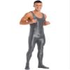 YiZYiF Men's Spandex Ballet Sleeveless Full Body Tight Jumpsuit Unitards Dance Costumes Grey X-Large view 4
