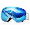 EXP VISION Snowboard Ski Goggles Men Women Youth, Anti Fog OTG Winter Snow Goggles Spherical Detachable Lens (Dream blue) view 1