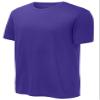 DRIEQUIP Men's Moisture Wicking Suede Feel Performance Tees-3XL-Purple view 1