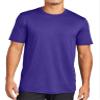 DRIEQUIP Men's Moisture Wicking Suede Feel Performance Tees-3XL-Purple view 3