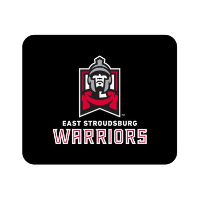 Mouse Pad, Fabric, East Stroudsburg University of Pennsylvania Standard/Classic Black