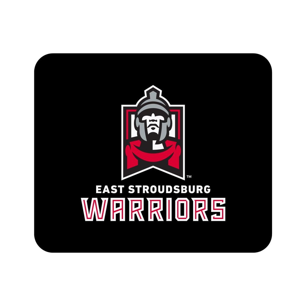 Mouse Pad, Fabric, East Stroudsburg University of Pennsylvania Standard/Classic Black