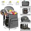 Cooler Backpack Insulated Leakproof Waterproof Backpack Cooler Bag 30 Cans, Large Capacity Lightweight Travel Camping Beach Drink Beverage Beer Bag Cooler Ice Chest for Men and Women, Grey view 2