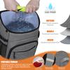 Cooler Backpack Insulated Leakproof Waterproof Backpack Cooler Bag 30 Cans, Large Capacity Lightweight Travel Camping Beach Drink Beverage Beer Bag Cooler Ice Chest for Men and Women, Grey view 3