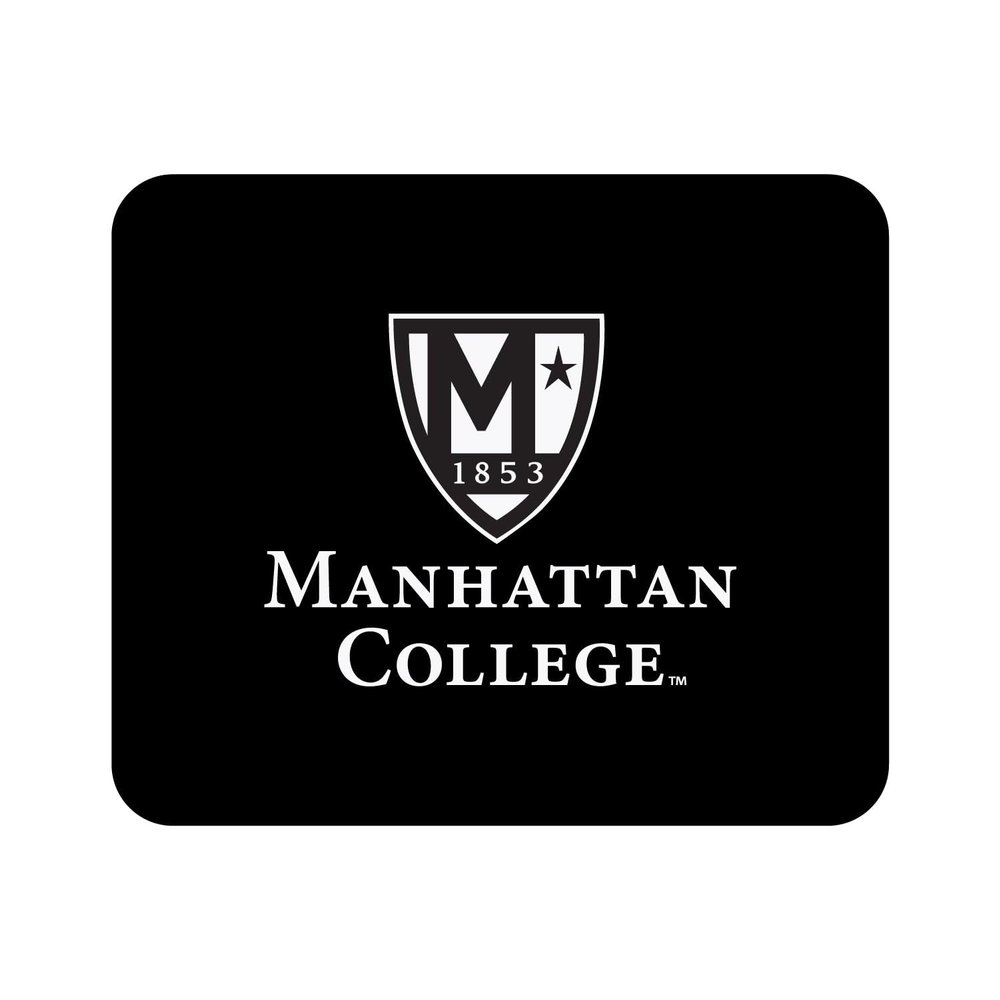 Mouse Pad, Fabric, Manhattan College Standard/Classic Black