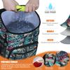 Cooler Backpack Insulated Leakproof Waterproof Backpack Cooler Bag 30 Cans, Large Capacity Lightweight Travel Camping Beach Drink Beverage Beer Bag Cooler Ice Chest for Men and Women, Blueleaf view 3