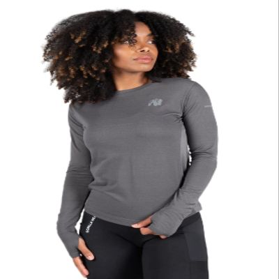 GORILLA WEAR Raleigh Long Sleeve - Gray S