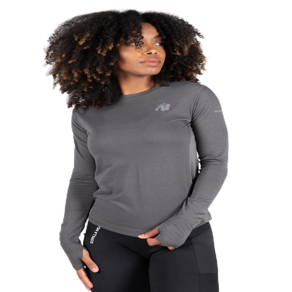 GORILLA WEAR Raleigh Long Sleeve - Gray S