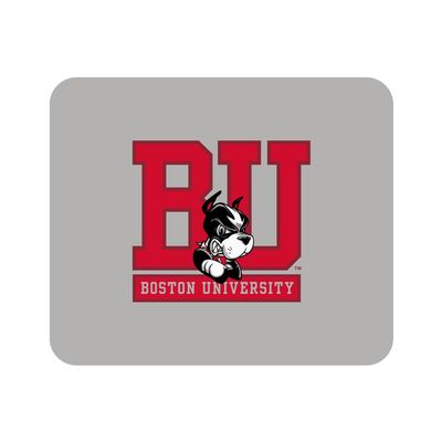 Mouse Pad, Fabric, Boston University Standard/Classic Grey
