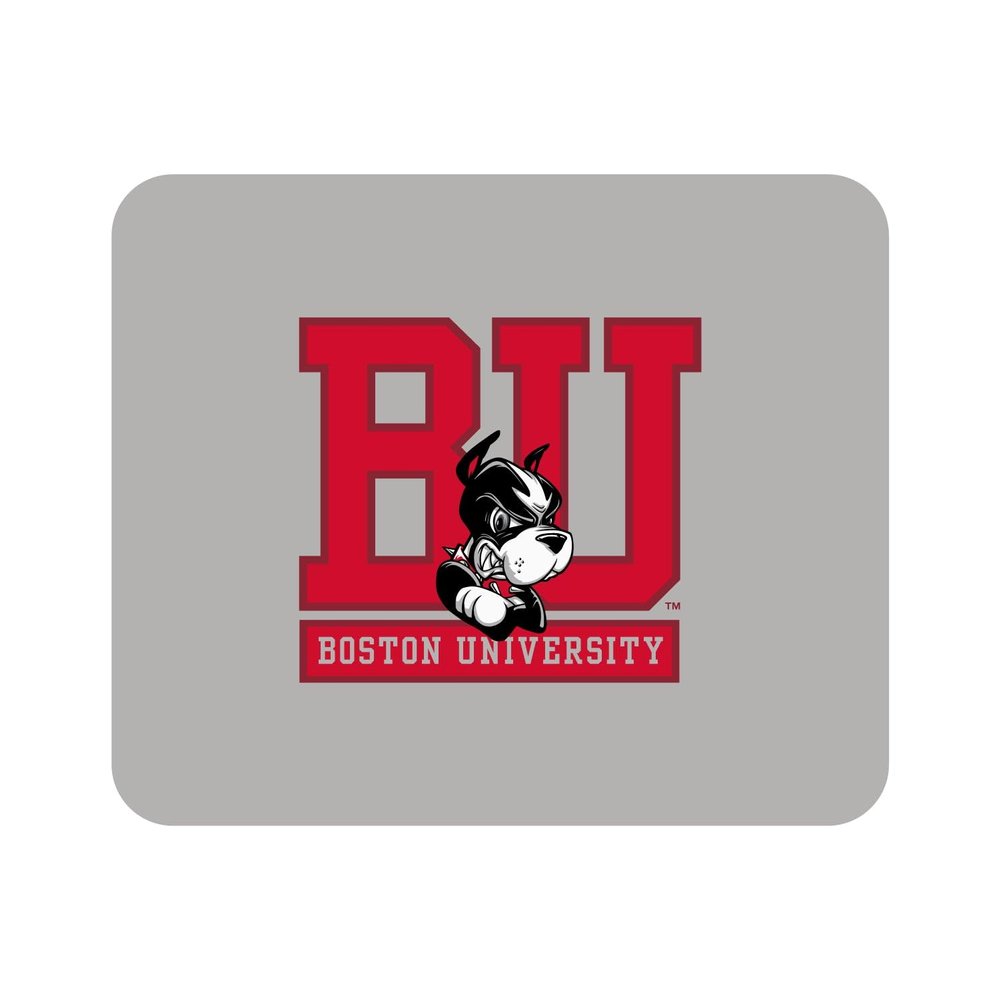 Mouse Pad, Fabric, Boston University Standard/Classic Grey