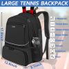 Ytonet Tennis Bag Tennis Backpack for Women Men 2 Rackets with Insulated Pocket Ventilated Shoe Compartment view 4