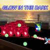 HIOHWEFH Glowing Beer Pong Table Mat for Drinking Game Light Up Plastic Cups and Pongs Beer Pong Set for Party Game Indoor Outdoor Pong Game, Party Supplies Decor 71 * 23inch view 2