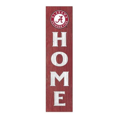 12x48 Leaning Sign Home Alabama Crimson Tide