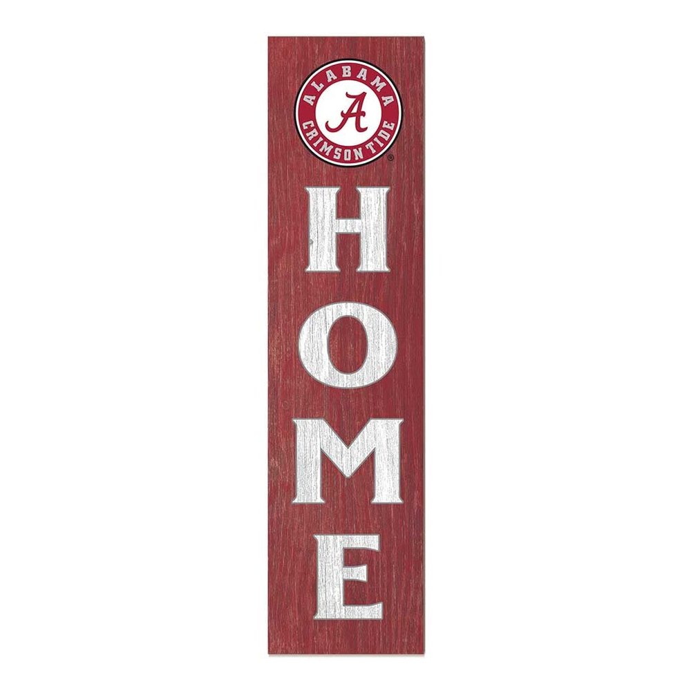 12x48 Leaning Sign Home Alabama Crimson Tide