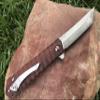 TACTICAL GEARZ Damascus Pocket Folding Knife, Rosewood Handle, Damascus Blade w/67 Layers & a VG10 Core (Rogue XT) view 3