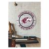 KH Sports Fan Southern Illinois Salukis Weathered Circle Sign, 20x20 Inches, Salukis Decor for Dorm Room, Bedroom, Fan Cave, Living Room; Display Your Team Spirit with This Unique Southern Illinois Salukis Wall Art view 2