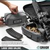 Savior Equipment Loose Sacs Mini 4-Pack Tactical Ammo Pouch Firearm Ammunition Carrier Bag, ID Patches Included, Teal view 2