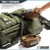 Savior Equipment Loose Sacs Mini 4-Pack Tactical Ammo Pouch Firearm Ammunition Carrier Bag, ID Patches Included, Teal view 3