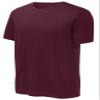 DRIEQUIP Men's Moisture Wicking Suede Feel Performance Tees-3XL-Maroon view 1