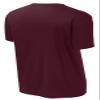DRIEQUIP Men's Moisture Wicking Suede Feel Performance Tees-3XL-Maroon view 2
