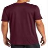 DRIEQUIP Men's Moisture Wicking Suede Feel Performance Tees-3XL-Maroon view 4