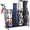 PLKOW Golf Bag Storage Garage Organizer, Extra Large Size Golf Bag Storage Stand and Golf Equipment Rack for Garage,Shed, Basement view 1