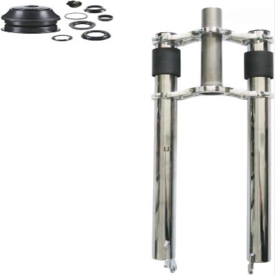 26x3.5 INCH Non-Suspension Fork w/Double Shoulder Bicycle Fork and Headset Combo