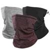 Zollen 4/3/1 Pack Fleece Winter Neck Gaiter Windproof Bandana Adjustable Face Covering Scarf for Men and Women view 1