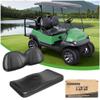10L0L Golf Cart Front Seat Cushion & Backrest Assembly for Club Car Precedent 2004-2011, Premium Soft Sponge Replacement Kit, Comfortable and Supportive, Black