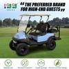 10L0L Golf Cart Front Seat Cushion & Backrest Assembly for Club Car Precedent 2004-2011, Premium Soft Sponge Replacement Kit, Comfortable and Supportive, Black view 2