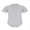 Agoky Men's Short Sleeve Undershirt Press Botton Crotch Shirt Romper One Piece Snappies Bodysuit Grey 3X-Large view 2