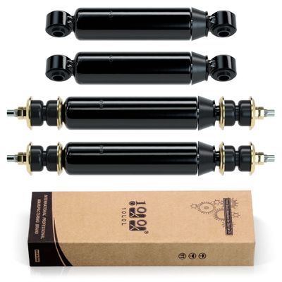 10L0L Golf Cart Shocks for Club Car DS Front and Rear Shock Absorbers for DS G&E 1988-up, Precedent G&E 2004-up, for 88-08 Electric 97-08 Gas Model 1014235 1014236 1010991 1015813 1013164