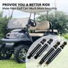 10L0L Golf Cart Shocks for Club Car DS Front and Rear Shock Absorbers for DS G&E 1988-up, Precedent G&E 2004-up, for 88-08 Electric 97-08 Gas Model 1014235 1014236 1010991 1015813 1013164 view 3