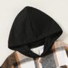 YOUNGER STAR Toddler Kids Boys Girls Flannel Hooded Plaid Shirt Button Baby Casual Hoodie Jacket Fall Hooded Coat (Khaki Hooded Coat, 4-5T) view 4