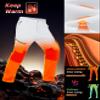 MAGCOMSEN Ski Pants Men Waterproof Insulated Snow Winter Fleece Lined Pants Snowboard Work Hiking Outdoor White 30 view 3