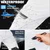MAGCOMSEN Ski Pants Men Waterproof Insulated Snow Winter Fleece Lined Pants Snowboard Work Hiking Outdoor White 30 view 4