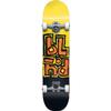 Blind Skateboards OG Stacked Black/Yellow Mid Complete Skateboards First Push w/Soft Wheels - 7.5" x 31.1" view 1
