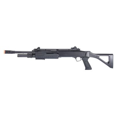 High FPS Tri-Shot 11'' Airsoft Shotgun Pump Action BO Manufacture FABARM STF w/Fixed Stock (2 Shells Included)
