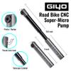 GIYO Mini Bike Pump for Road Bikes  Presta Valve, 120 PSI CNC Telescopic Barrel, Lightweight & Portable, Secure Valve Lock, Taiwan-Made (GM04) view 2