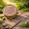 Vintage Brass & Copper Pocket Compass 2.5"  Maritime Navigation Compass in Handmade Wooden Box | Antique Ship Sailor Gift for Travel, Office, Home Dcor view 2