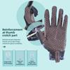 Seibertron S.P.S.G-4 Gloves with Reinforced Thumbs and Fingers for Equestrian Horseback Riding Youth Black M view 4