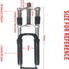 Black 26 inch Triple Tree Double Shoulder Suspension Fork for 26 INCH Bicycle Fork view 2