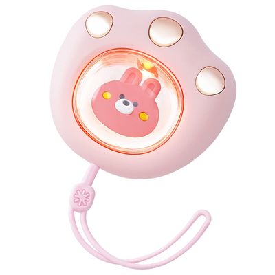 Rechargeable Cute Cat Paw Electric Hand WarmerPortable and Reusable Hand Warmer,with 3-6Hrs Long Lasting Heating and Colorful Lights, for Kids&Women&Men in Cold Winter