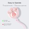 Rechargeable Cute Cat Paw Electric Hand WarmerPortable and Reusable Hand Warmer,with 3-6Hrs Long Lasting Heating and Colorful Lights, for Kids&Women&Men in Cold Winter view 2
