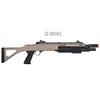 High FPS Tri-Shot 11'' Airsoft Shotgun Pump Action BO Manufacture FABARM STF w/Fixed Stock (2 Shells Included) view 2