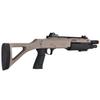 High FPS Tri-Shot 11'' Airsoft Shotgun Pump Action BO Manufacture FABARM STF w/Fixed Stock (2 Shells Included) view 4