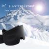 SooGree Ski Goggles,OTG Snowboard Glasses,Anti-fog Snow Sports Goggles for Men Women & Youth Polarized Winter Skiing Goggles (20518 black frame white mercury lens) view 4